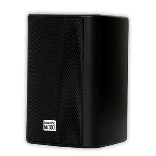 Acoustic Audio AA351B Indoor Outdoor 2 Way Black Speakers 1000 