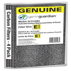 Guardian Technologies Germguardian Guardian Technologies GermGuardian Air Purifier Genuine Carbon Filter 4-Pack use with FLT4100 Filter E for AC4100 Series Germ Gu