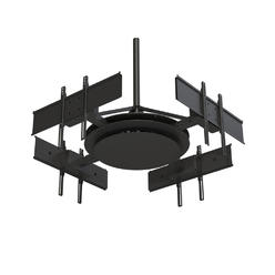 Peerless Industries Inc. Peerless Industries DST975-4 Multi-Display Ceiling Mount with Four Telescoping Arms for 37 to 75 in. Displays
