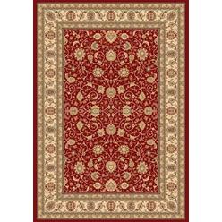 Dynamic Rugs AN28571201464 Ancient Garden 2 ft. 2 in. x 7 ft. 7 in. 57120-1464 Rug - Red/Ivory
