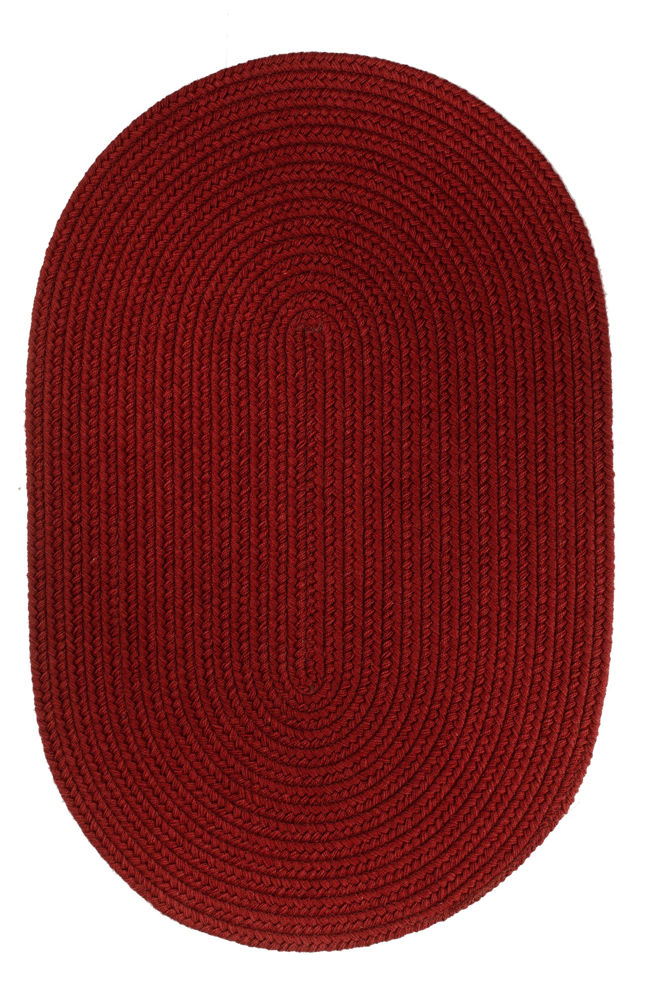 RhodyRug Solid Scarlet Rug; Runner 2' x 6'