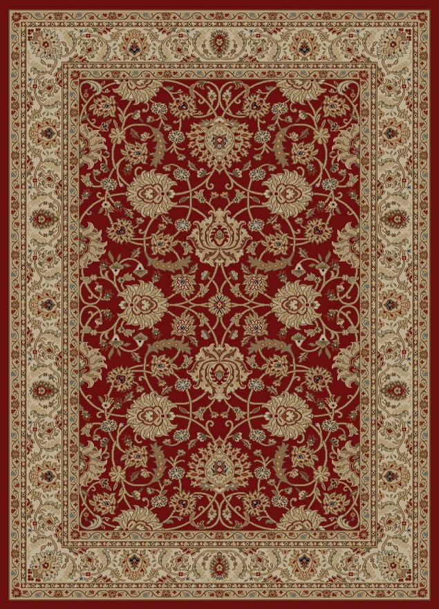 Ankara  Mahal Red 3 ft. 11 in. x 5 ft. 5 in. Area Rug