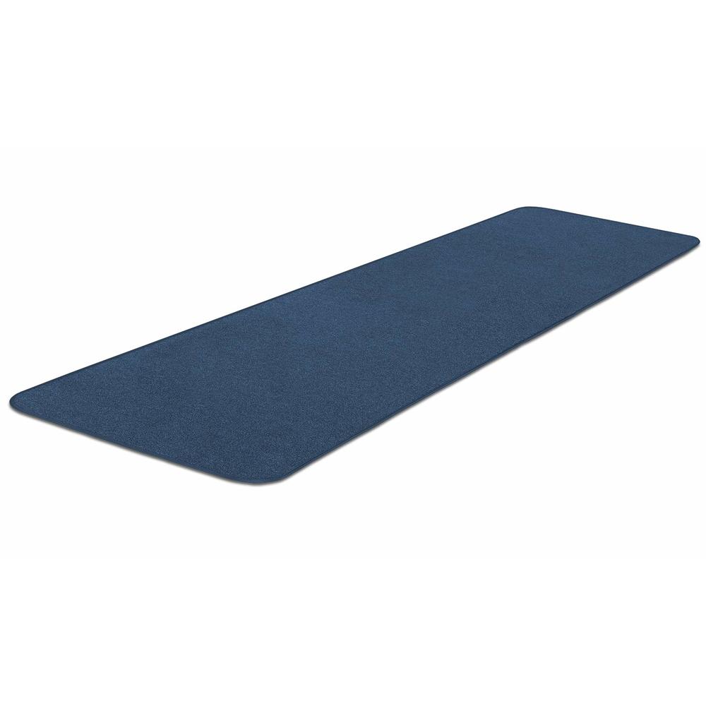 House, Home and More Outdoor Carpet Runner - Blue - 3' x 10'