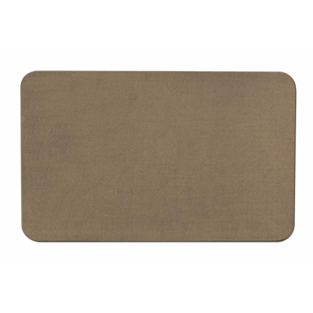 House, Home and More 5 x 8 SKID-RESISTANT Area Rug Carpet Floor Mat CAMEL TAN