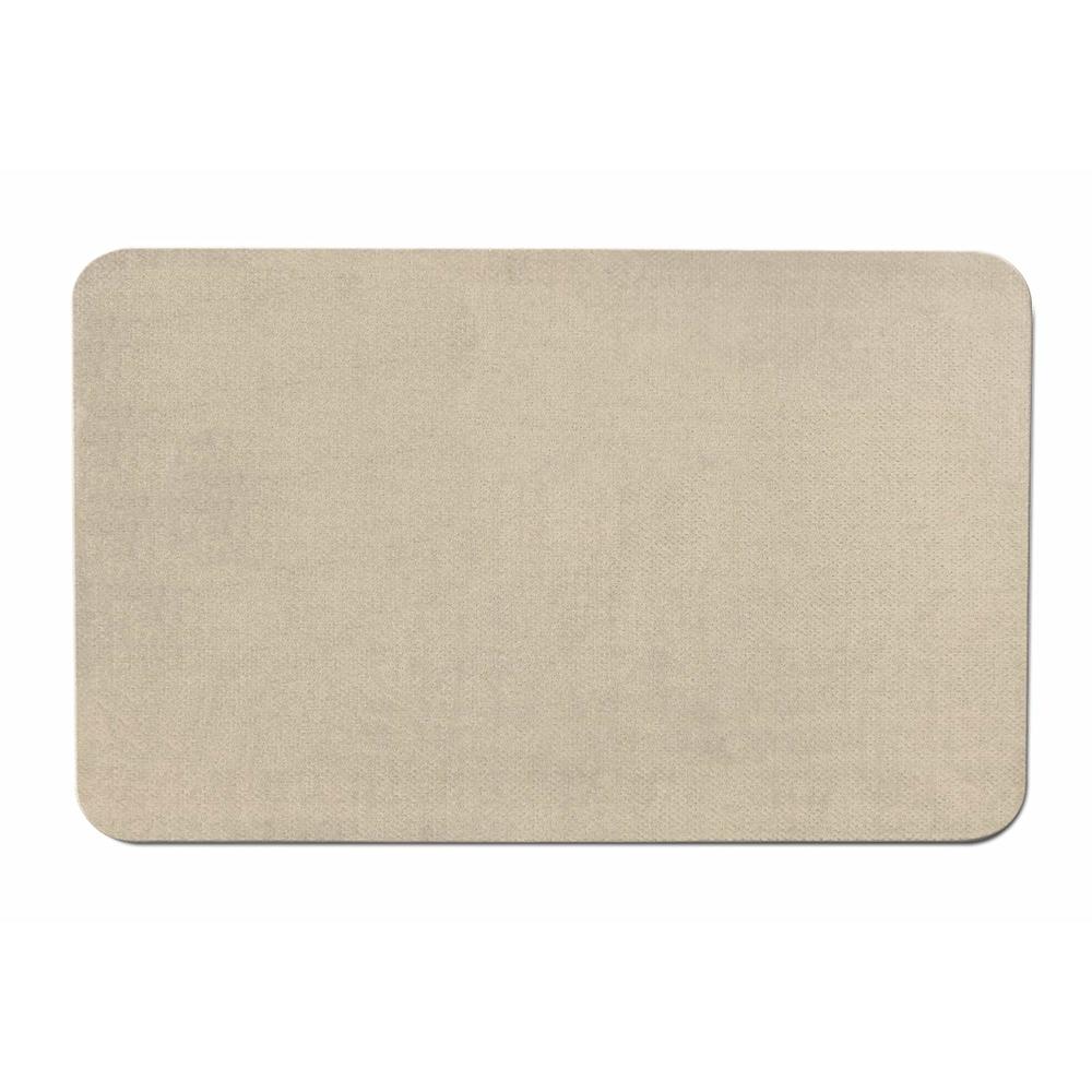 House, Home and More Skid-resistant Carpet Area Rug Floor Mat - Ivory Cream - Many Other Sizes to Choose From