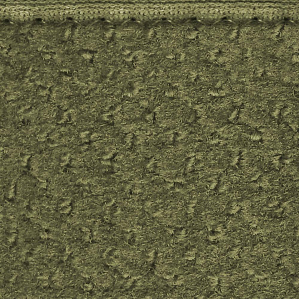House, Home and More Skid-resistant Carpet Area Rug Floor Mat - Olive Green - 5' X 8'