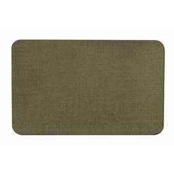 House, Home and More Skid-resistant Carpet Area Rug Floor Mat - Olive Green - 6' X 8'