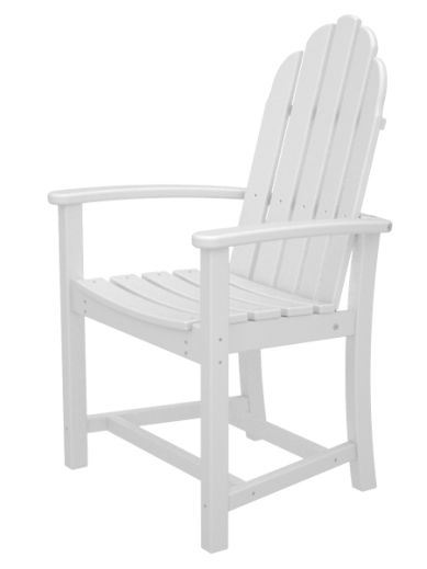 Polywood  ADD200BL Classic Adirondack Outdoor Dining Chair