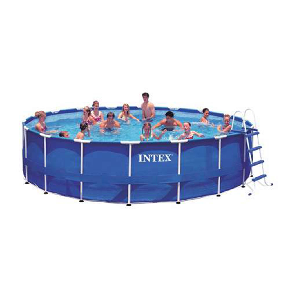 Intex 18' x 48" Metal Frame Above Ground Swimming Pool Set