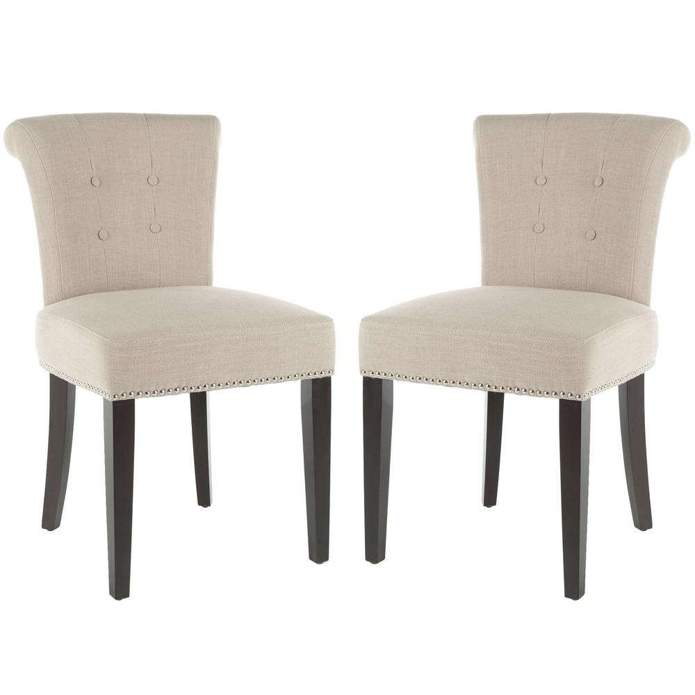 Safavieh Sinclaire Kd Side Chairs (Set Of 2) - True Taupe