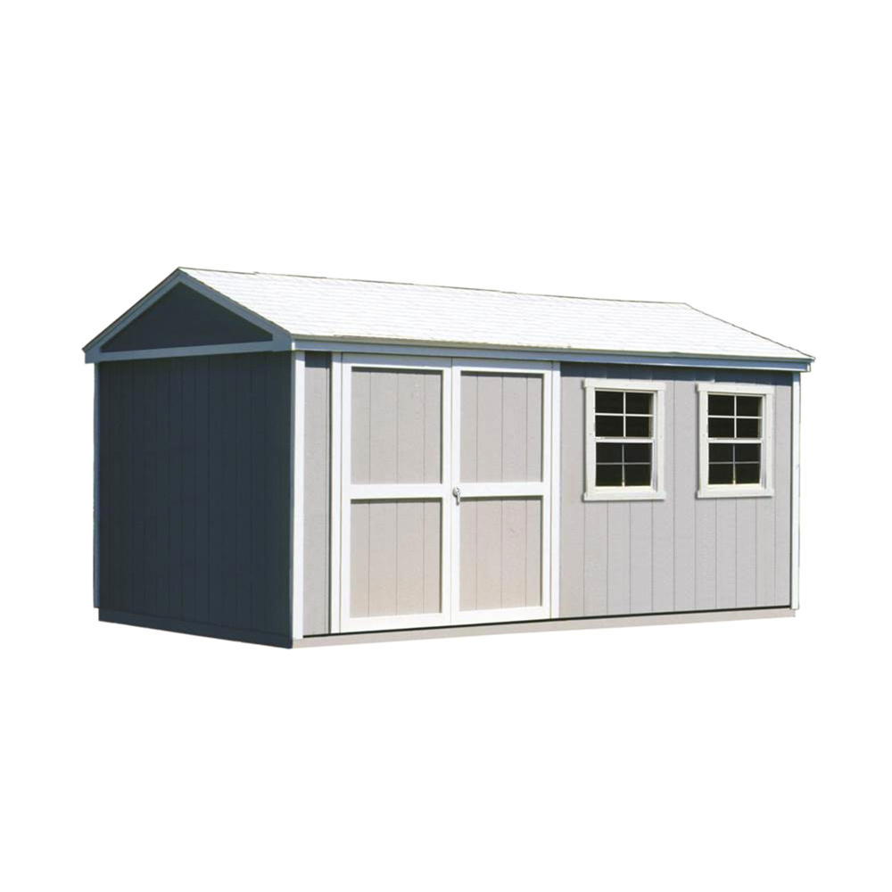 Handy Home 18415-4 Somerset 10' x 14' Premier Gable Storage Shed with Flexible Door
