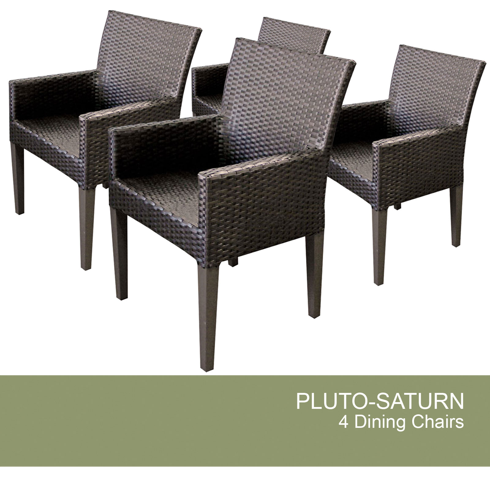 TK Classics  4 Pluto / Saturn Dining Chairs With Arms