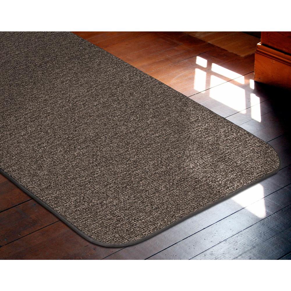 House, Home and More  Skid-resistant Carpet Runner - Gray - 4 Ft. X 27 In.