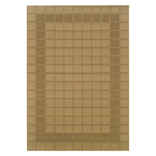ORIENTAL WEAVERS USA INC Nevis Plaza Beige 2 ft. 5 in. x 4 ft. 5 in. Accent Rug