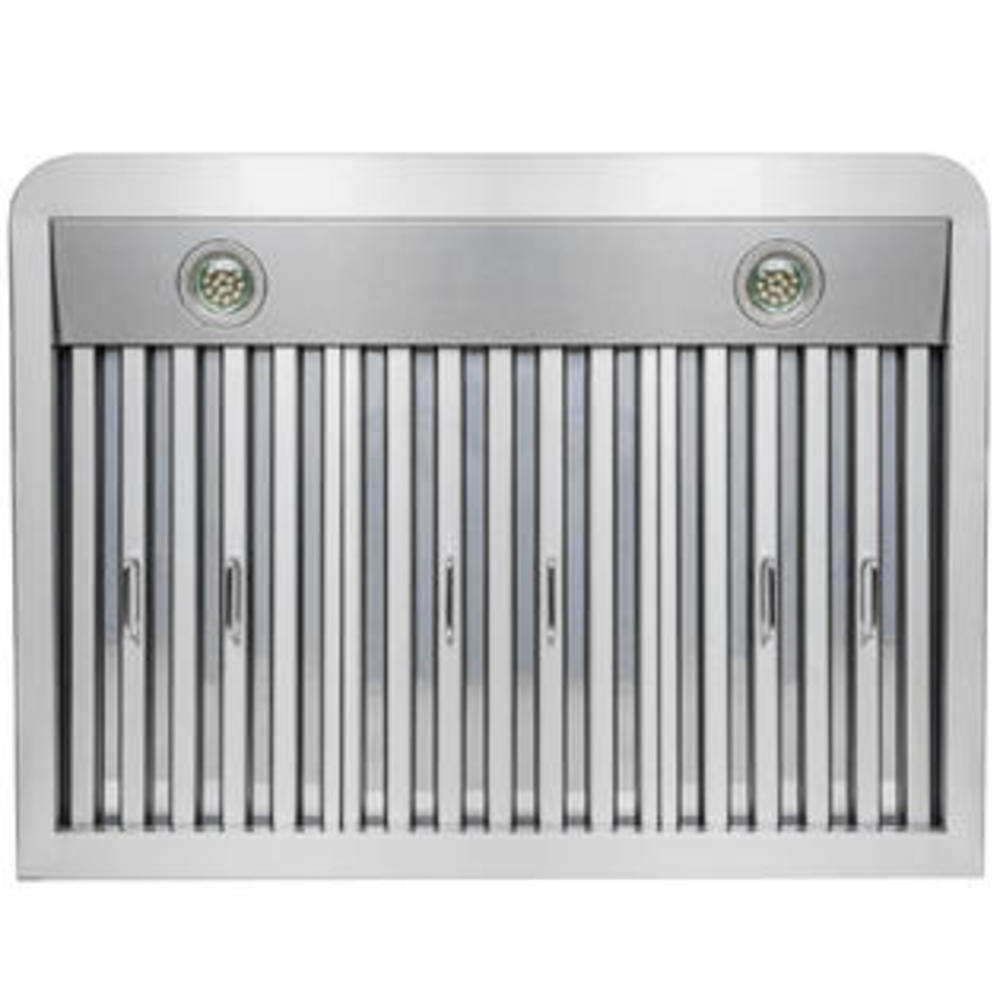 Golden Vantage GV-RH0248  30" Stainless Steel Under Cabinet Kitchen Cooking Fan LED Touch Control Range Hood Vent w/ Remote