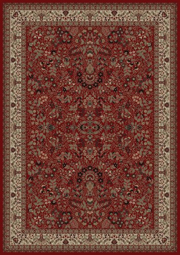 Concord Global Imports Concord Persian Classics Sarouk Red 7'10"X11'2" Rug