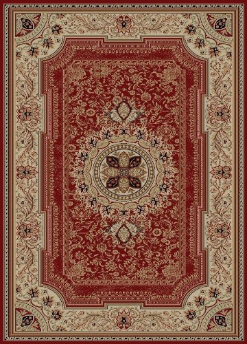 Concord Global Imports Concord Global Trading 6520 Ankara Chateau Area Rug, Red