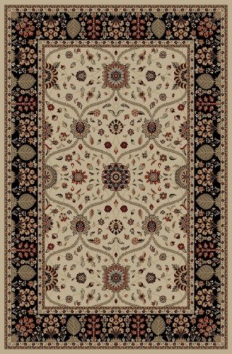 Concord Global Imports Concord Global Trading 49025 Jewel Voysey Area Rug, Ivory