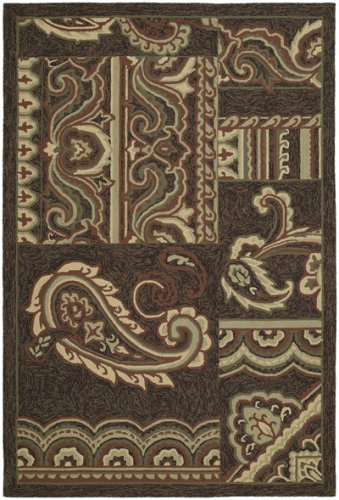 Kaleen Rugs Inc Home and Porch Dutch Island Chocolate 2 ft. x 3 ft. Area Rug-