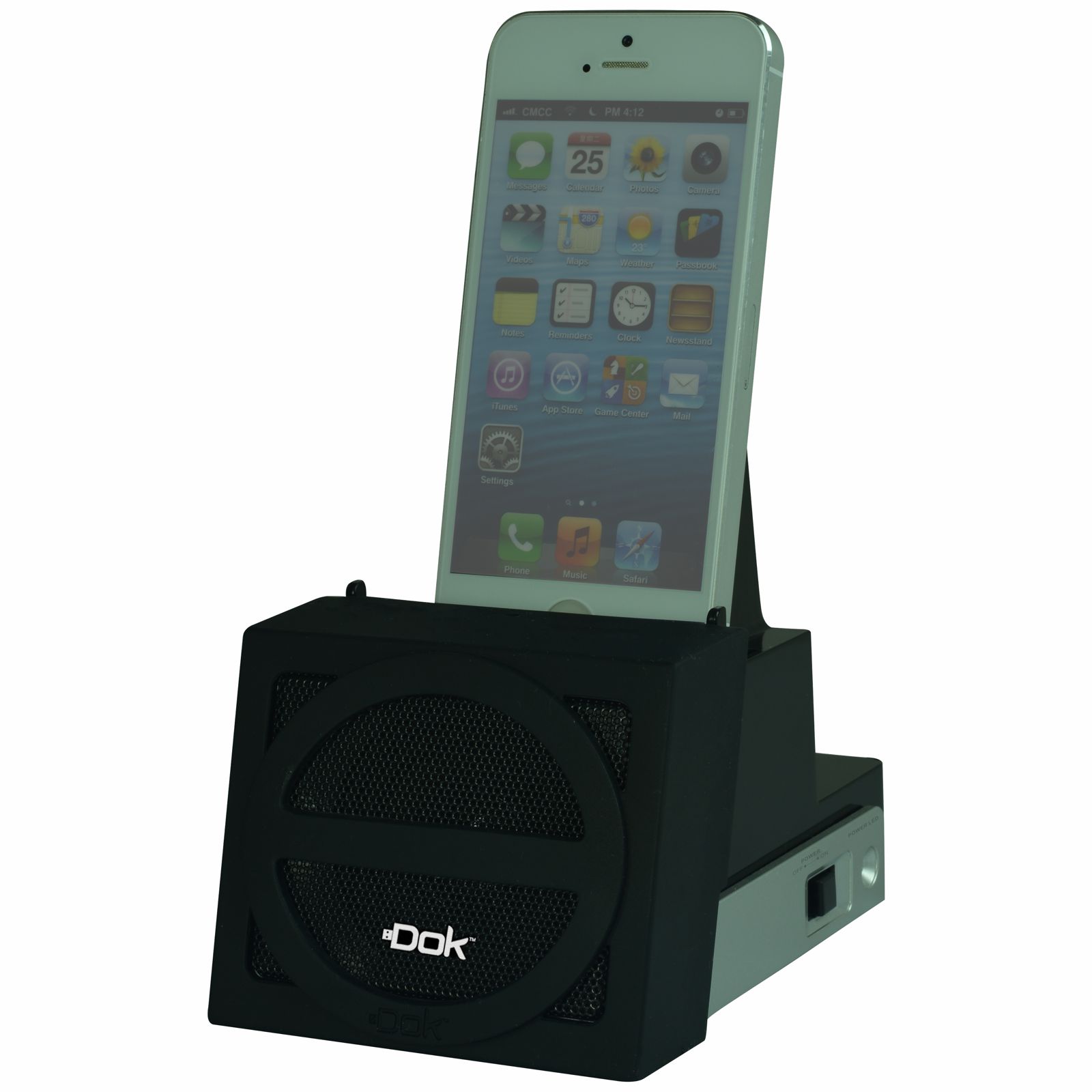 DOK CR11BK   Speaker Cradle with Rechargeable Battery - Black Face -