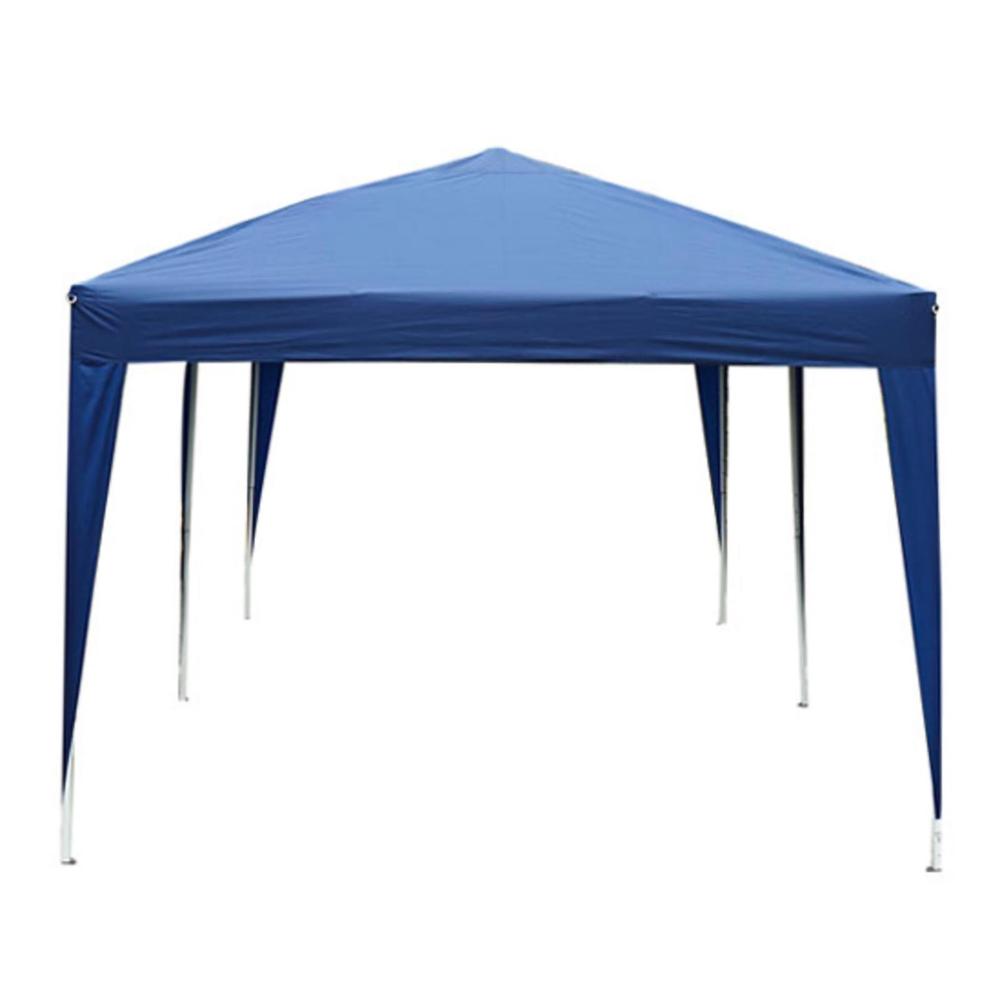 Outsunny 10' x 20' Easy Pop-Up Polyethylene Canopy Party Tent - Royal Blue