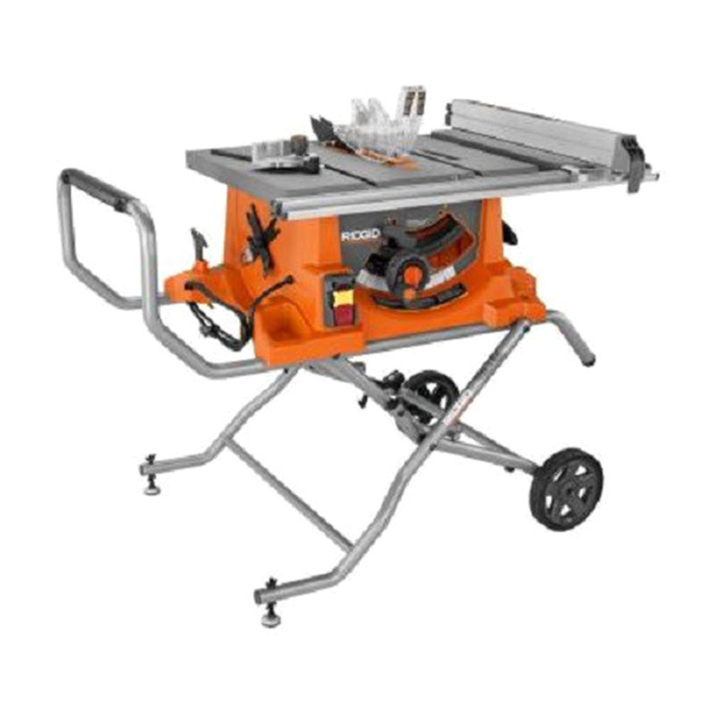 Ridgid ZRR4513 15A 10" Portable Table Saw with Mobile Stand