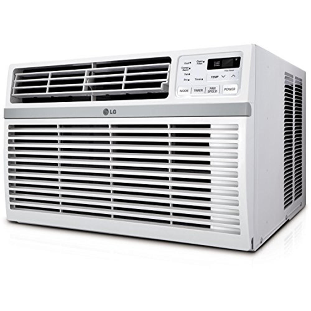 LG LW1816ER 18,000BTU Window-Mounted Air Conditioner with Remote Control - White