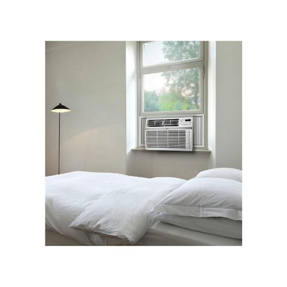 LG LW8016ER 8000BTU Window-Mounted Air Conditioner with Remote Control - White