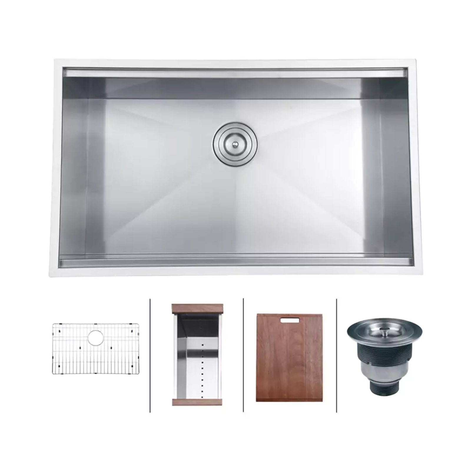 Photo 1 of Ruvati Roma 32" Stainless Steel Undermount Kitchen Sink