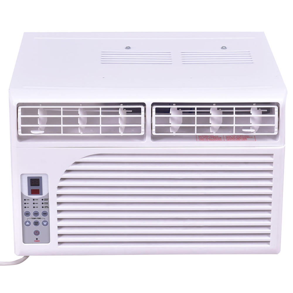 Costway EP22864-US 6,000BTU 115V Window-Mounted Air Conditioner with Remote Control - White