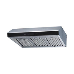Winflo 30 In. 500 CFM Convertible Stainless Steel Under Cabinet Range Hood with Baffle Filters and Touch Sensor Control