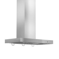 Zline Kitchen and Bath ZLINE 36 convertible Vent Wall Mount Range Hood in Stainless Steel with crown Molding (KEcRN-36)