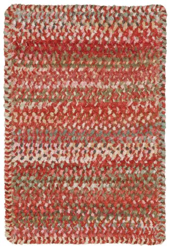 Capel Rugs  Ocracoke Oval Braided Area Rug, 9' 2" x 13' 2", Pink