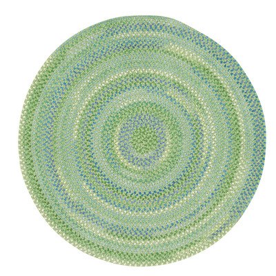 Capel Rugs Capel Waterway Sea Monster Green Area Rug; Round 5'6''