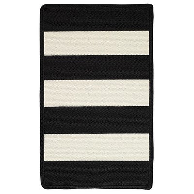 Capel Rugs  0848XS Willoughby Cross Sewn Area Rug, Tuxedo