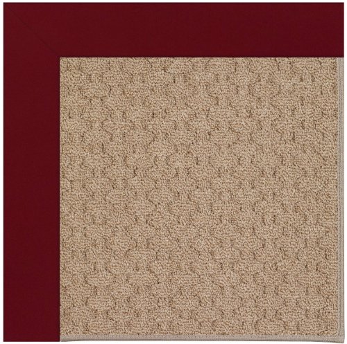 Capel 7' x 9' Rectangular Made-to-Order  Area Rug 1991RS07000900557 Wine Color Machine Made in USA "Zoe Collection" Grassy Mount