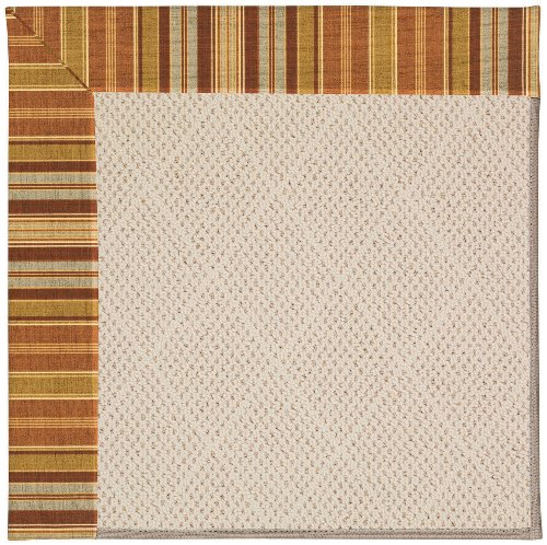 Capel 2'6" x 12' Runner Made-to-Order Oscar Isberian Rugs Rug Button Mushroom Color Machine Made USA "Zoe Collection" White Wick