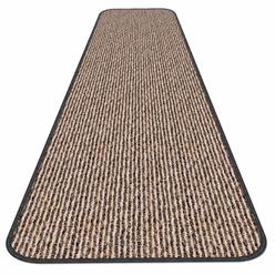 House, Home and More Skid-resistant Carpet Runner - Black Ripple - 4 Ft. X 27 In.