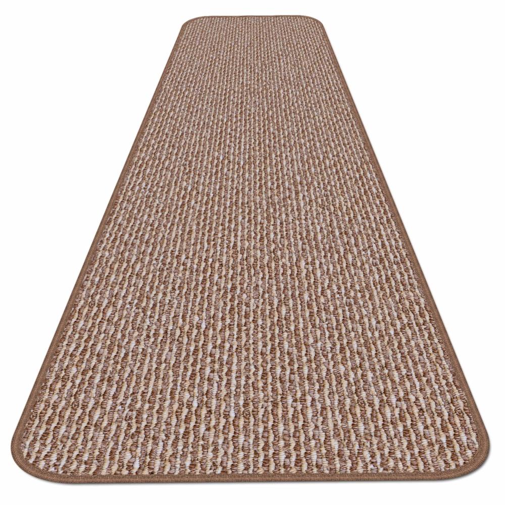 House, Home and More Skid-resistant Carpet Runner - Praline Brown - 20 Ft. X 48 In. - Many Other Sizes to Choose From