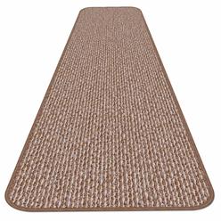 House, Home and More Skid-resistant Carpet Runner - Praline Brown - 24 Ft. X 27 In.