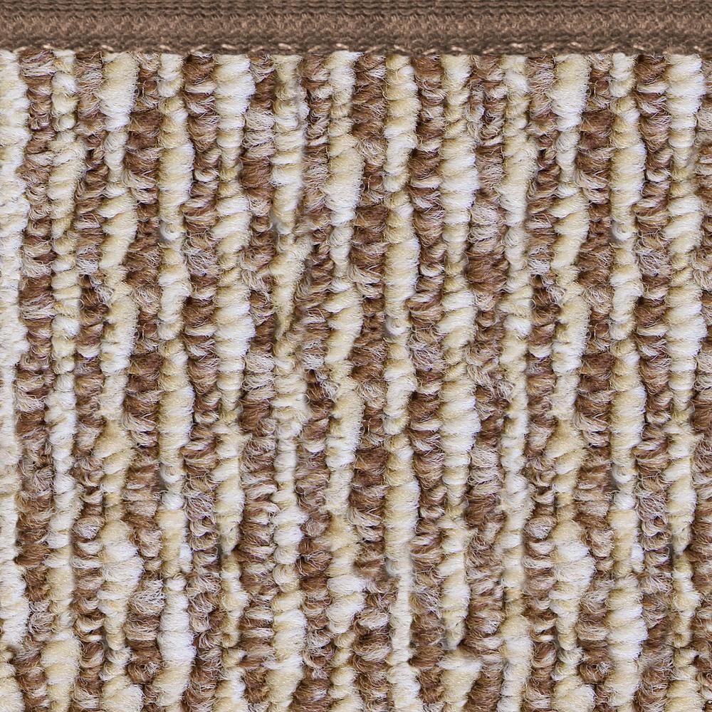 House, Home and More 6 x 6 SKID-RESISTANT Area Rug Carpet Floor Mat PRALINE BROWN