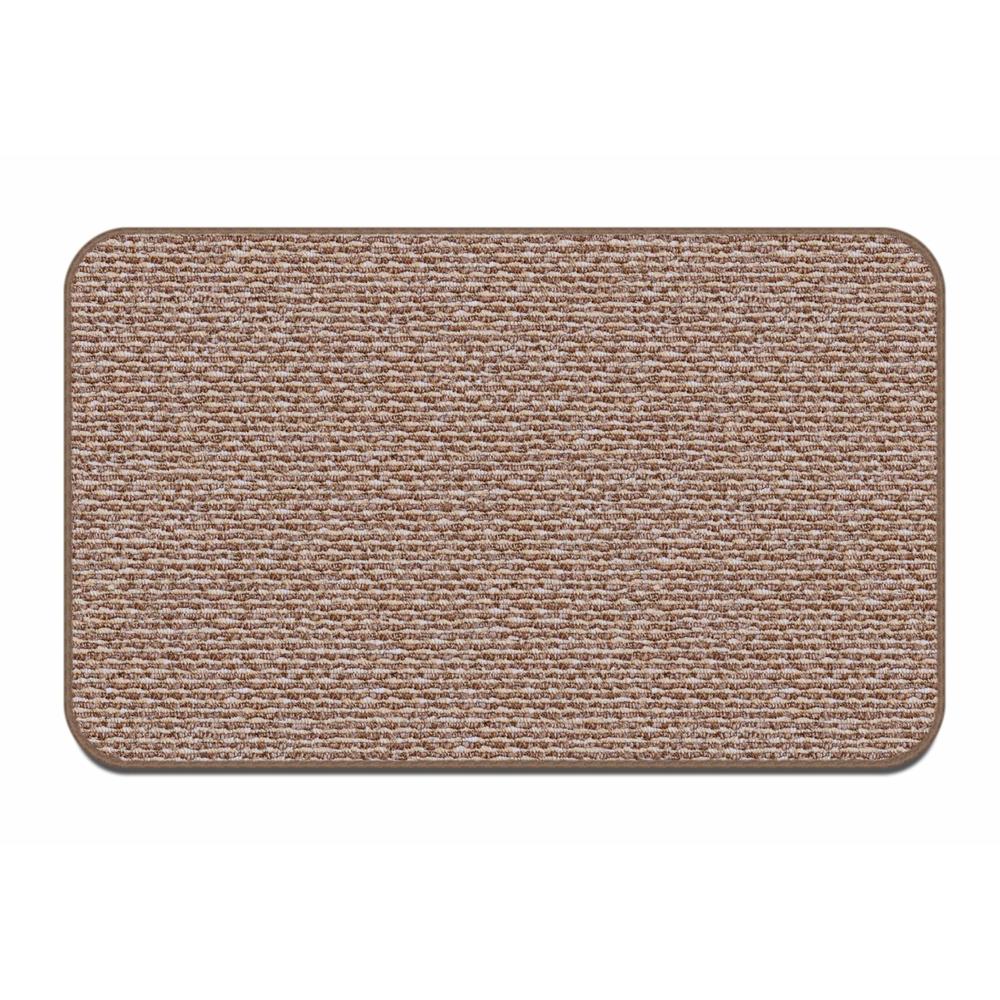 House, Home and More 6 x 8 SKID-RESISTANT Area Rug Carpet Floor Mat PRALINE BROWN