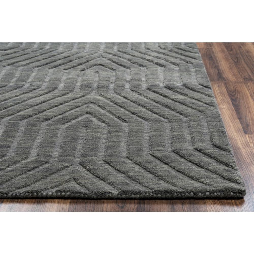 Rizzy  Home Technique Collection Hand-Loomed 100% Wool Area Rug