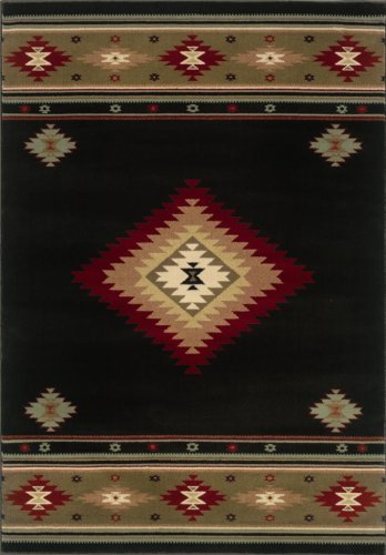 Oriental Weavers  Hudson Black Area Rug; 10' x 13'