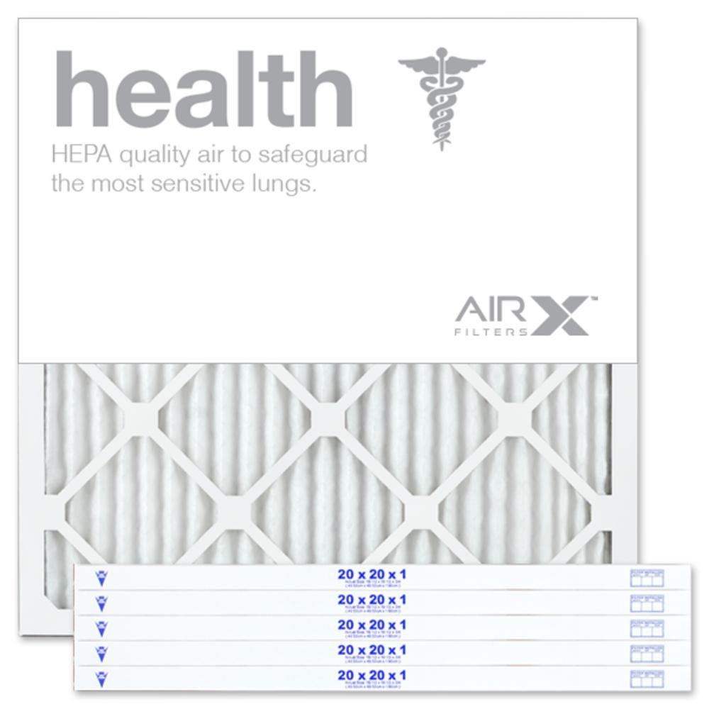 AIRX HEALTH-202001-6  Health 20x20x1 MERV 13 Pleated Filter