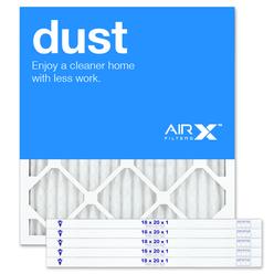 AIRX FILTERS WICKED  AIRx DUST 18x20x1 MERV 8 Pleated Air Filter - Made in the USA - Box of 6