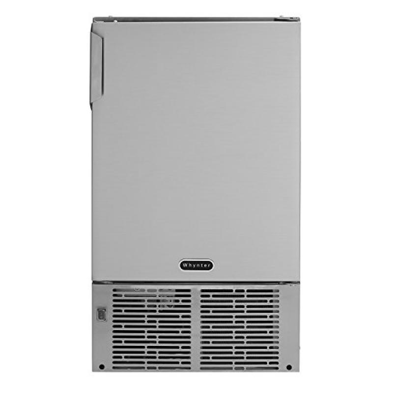 Whynter MIM14231SS  MIM-14231SS 14'' Undercounter Automatic Marine Ice Maker with 23lb Daily Output, Stainless Steel