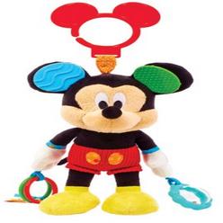 Disney KIDS PREFERRED Baby Mickey Mouse On The Go Pull Down Activity Toy