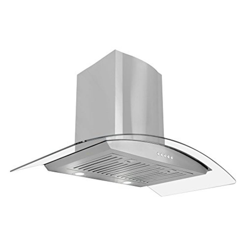 Cosmo AMIB00LI9WH6W 36" 668A900 Wall Mount Range Hood with LED Lighting