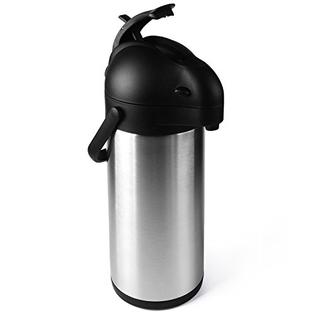 OJOJ 101OZ Thermal Coffee Carafe with Pump 3L Airpot Stainless
